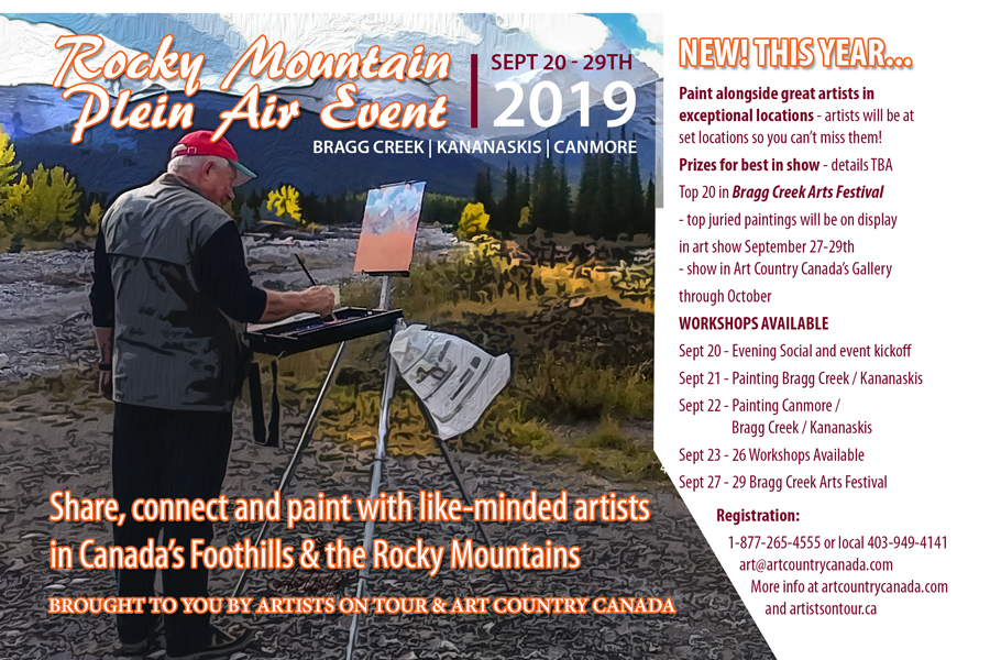 4th Annual Rocky Mountain Plein Air Event Flyer